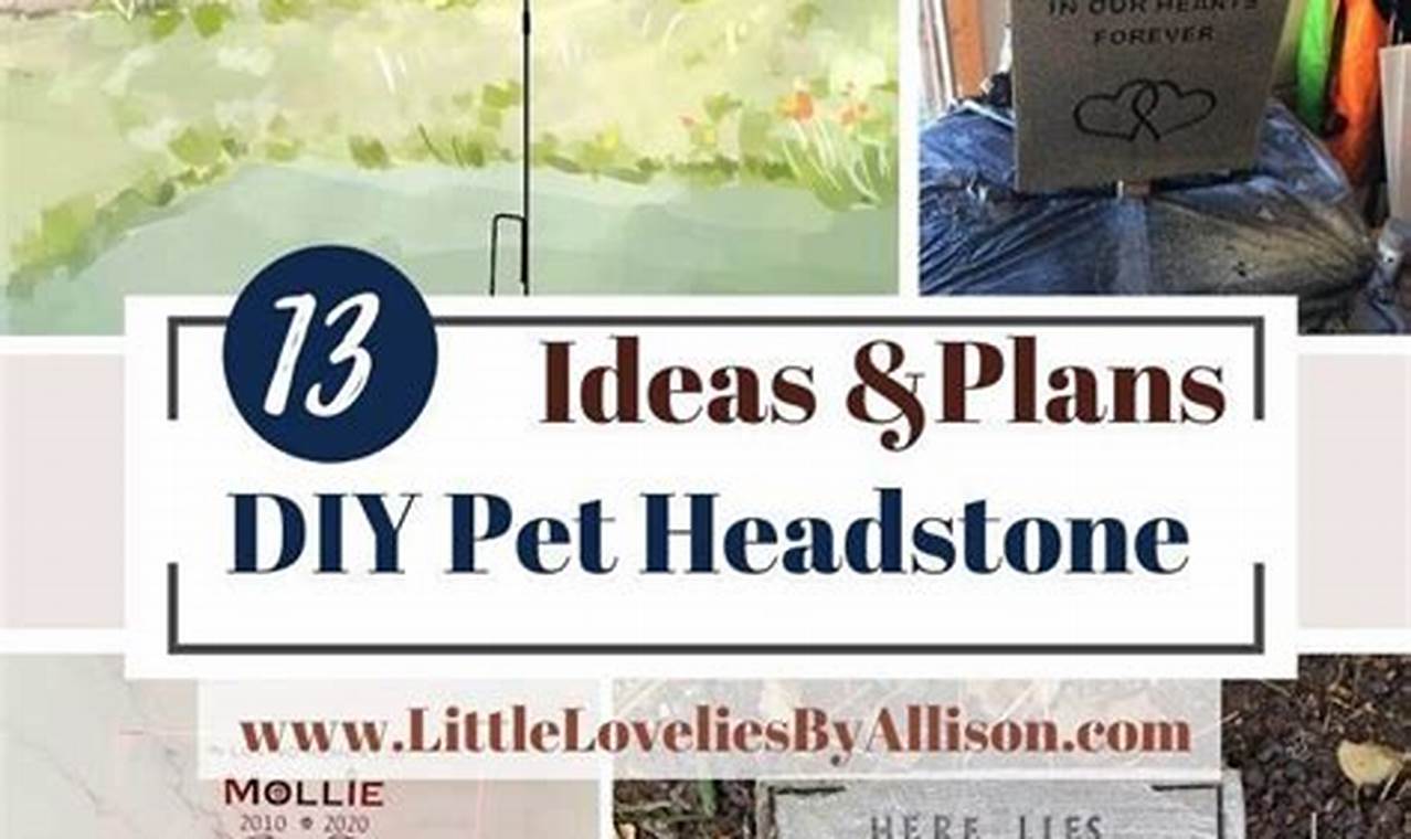 DIY Pet Memorial Ideas: Create Unique Tributes At Home | The DIY Hub: Creative Crafts, Repairs & Life Hacks