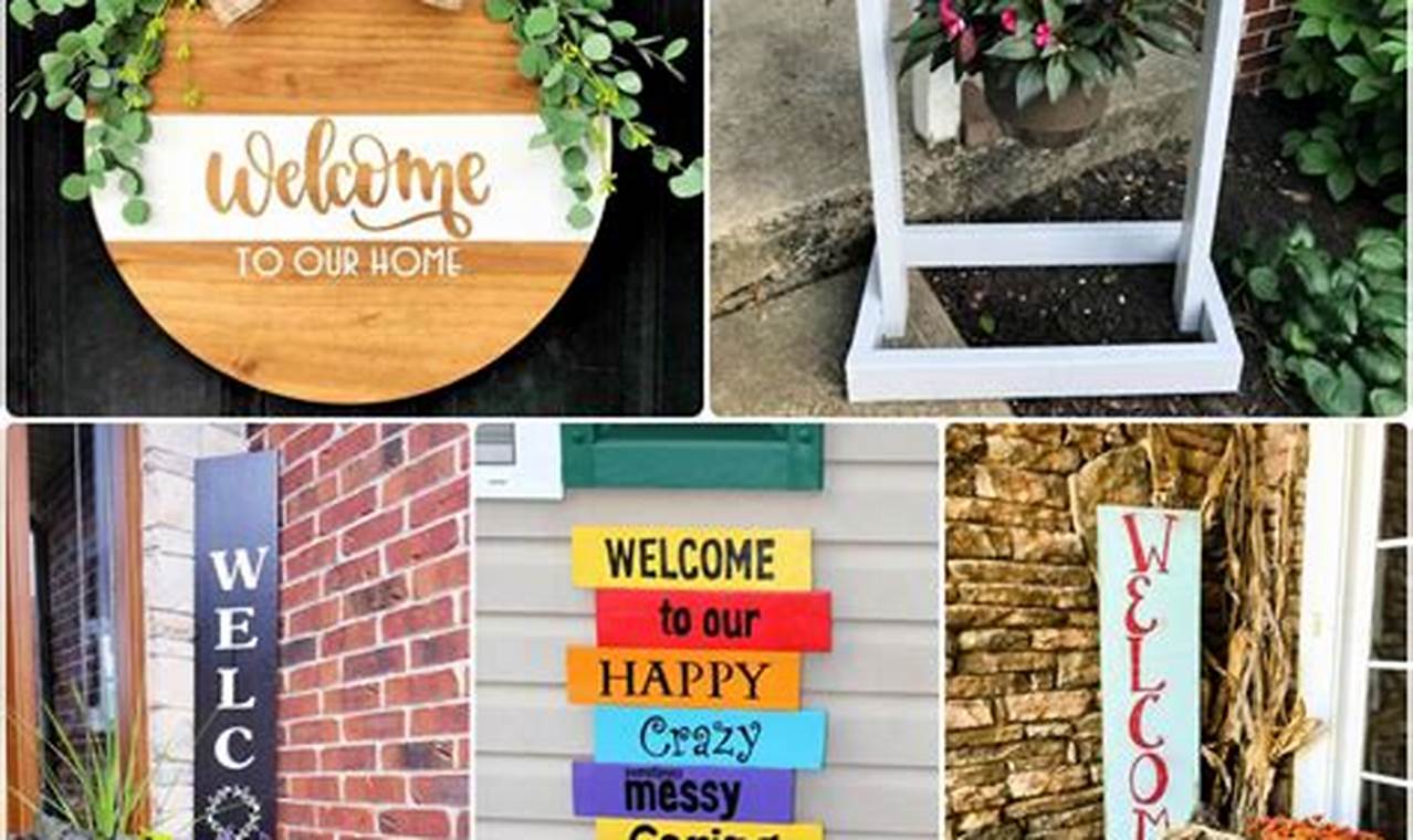 DIY Welcome Sign Ideas: Decorate Your Door! | The DIY Hub: Creative Crafts, Repairs & Life Hacks