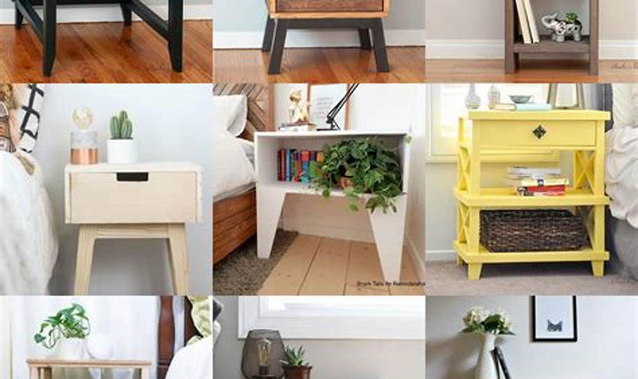 Easy DIY Nightstand Ideas: Projects & More | The DIY Hub: Creative Crafts, Repairs & Life Hacks