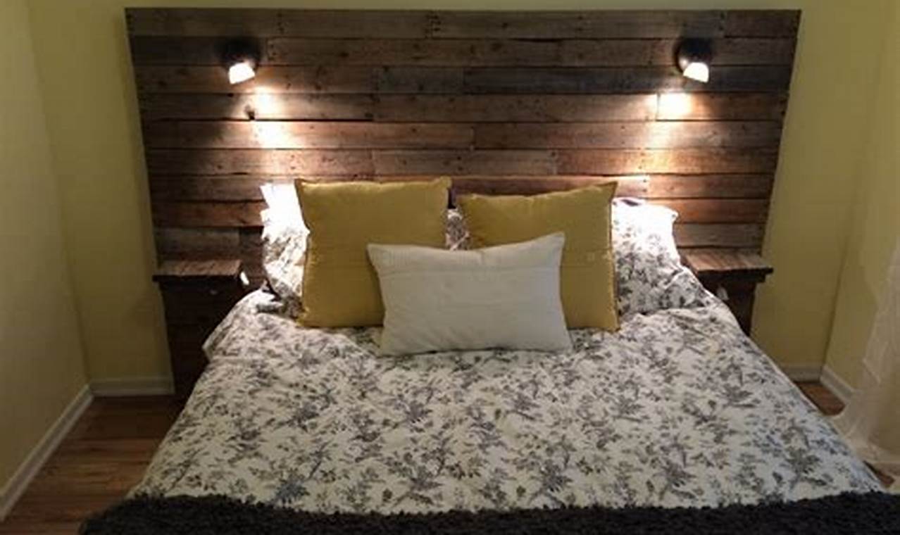 DIY Delight: Headboard Ideas with Lights for Your Bedroom Oasis | The DIY Hub: Creative Crafts, Repairs & Life Hacks