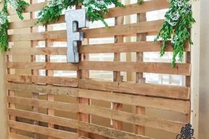 Stunning DIY Pallet Backdrop Ideas + Decor | The DIY Hub: Creative Crafts, Repairs & Life Hacks