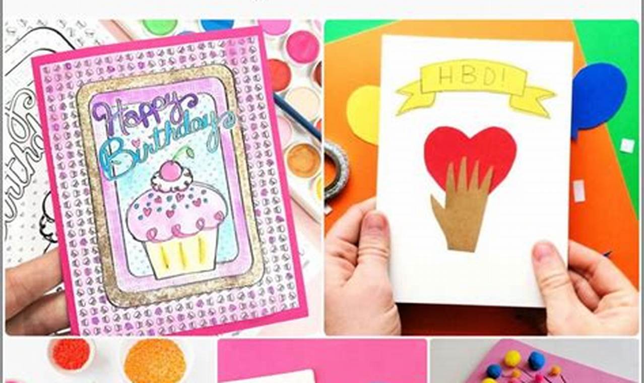 Creative Birthday Card Ideas DIY: Easy & Fun! | The DIY Hub: Creative Crafts, Repairs & Life Hacks