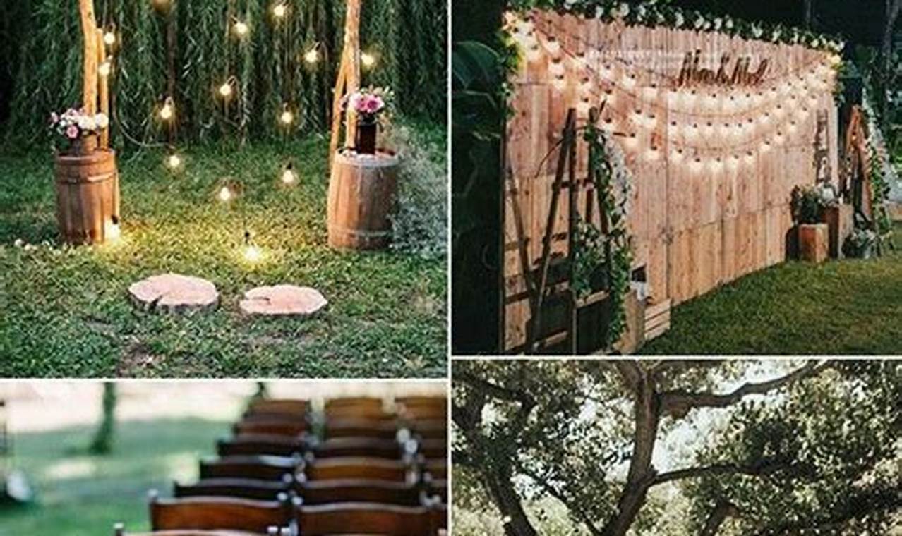 Budget DIY Backyard Wedding Ideas: Guide & Tips | The DIY Hub: Creative Crafts, Repairs & Life Hacks