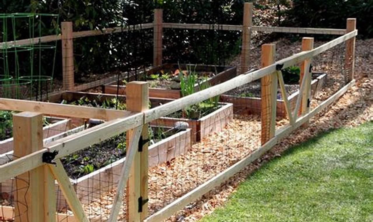 Easy DIY Vegetable Garden Fence Ideas + Tips | The DIY Hub: Creative Crafts, Repairs & Life Hacks