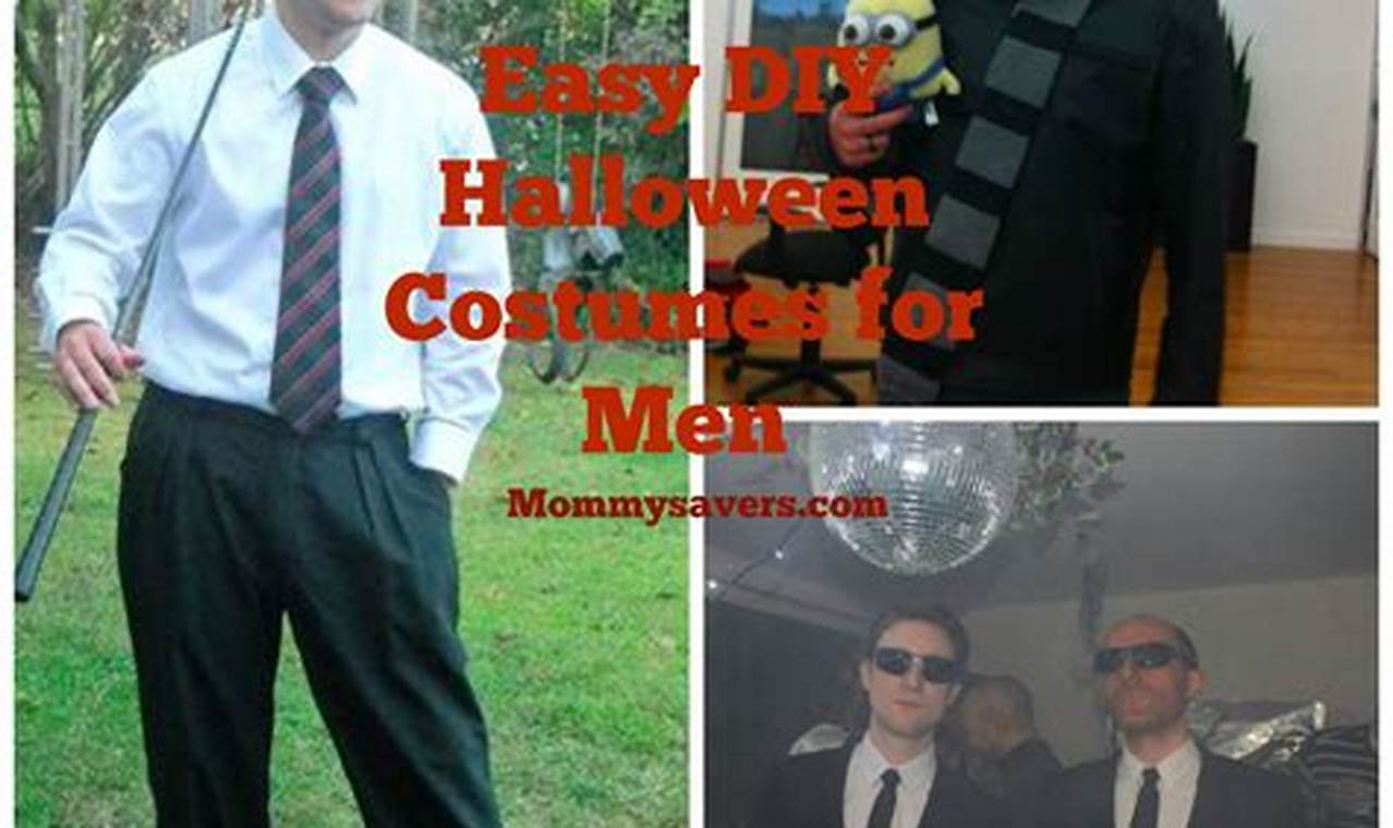 Cool DIY Men Halloween Costume Ideas: Easy & Unique | The DIY Hub: Creative Crafts, Repairs & Life Hacks