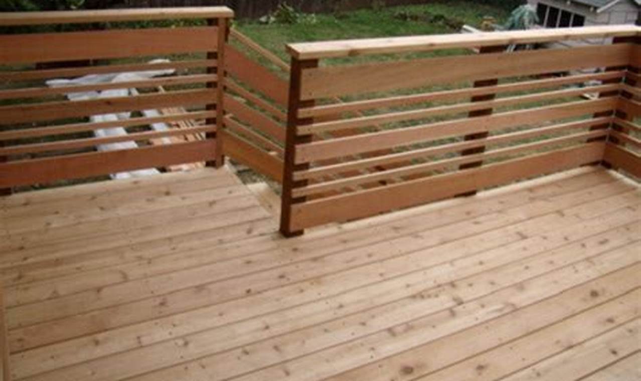 Easy DIY Deck Railing Ideas: On a Budget! | The DIY Hub: Creative Crafts, Repairs & Life Hacks