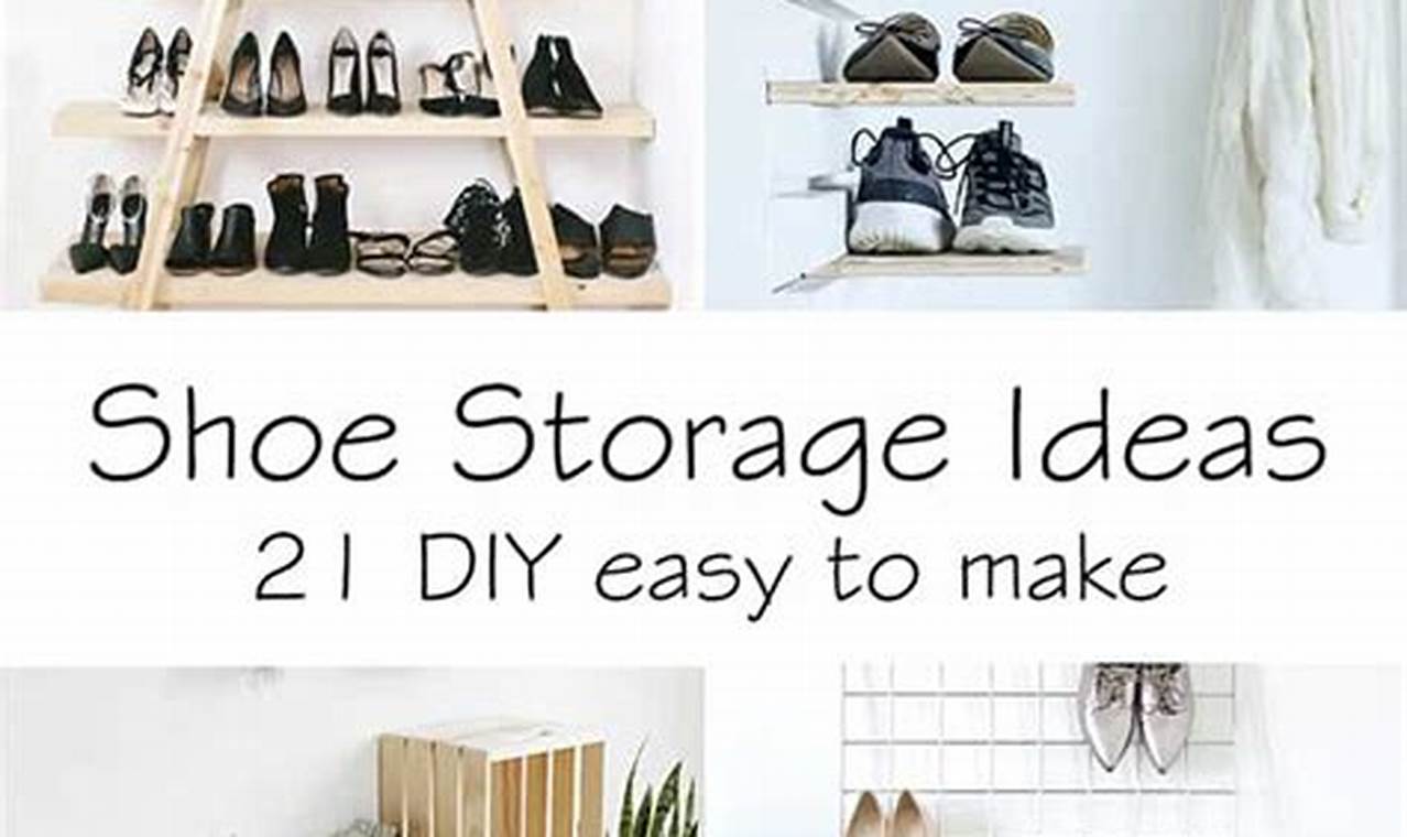 Clever DIY Shoe Organizer Ideas: Storage Made Easy! | The DIY Hub: Creative Crafts, Repairs & Life Hacks