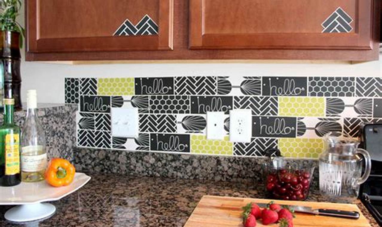 Easy DIY Kitchen Backsplash Ideas: Transform Your Space | The DIY Hub: Creative Crafts, Repairs & Life Hacks