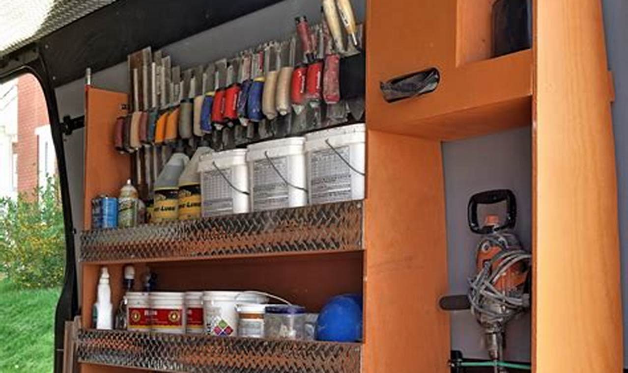 Clever DIY Work Van Shelving Ideas: Get Organized! | The DIY Hub: Creative Crafts, Repairs & Life Hacks