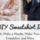 Easy DIY Sweatshirt Cutting Ideas & Projects | The DIY Hub: Creative Crafts, Repairs & Life Hacks