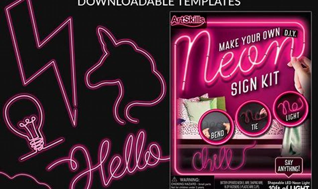 Easy DIY Neon Sign Kit: Light Up Your Life! The DIY Hub: Creative Crafts, Repairs & Life Hacks Easy DIY Neon Sign Kit: Light Up Your Life! | The DIY Hub: Creative Crafts, Repairs & Life Hacks