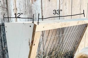 Easy DIY: Hay Feeder for Goats On a Budget [Guide] | The DIY Hub: Creative Crafts, Repairs & Life Hacks