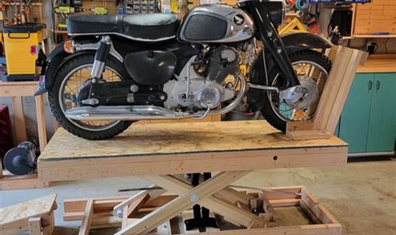 Build Your Own: DIY Motorcycle Lift Plans + Tips