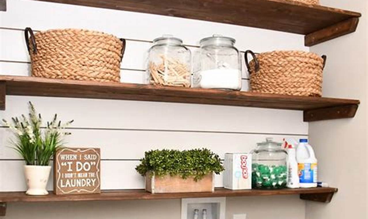 Easy DIY Laundry Room Shelves: Organize Now! The DIY Hub: Creative Crafts, Repairs & Life Hacks Easy DIY Laundry Room Shelves: Organize Now! | The DIY Hub: Creative Crafts, Repairs & Life Hacks