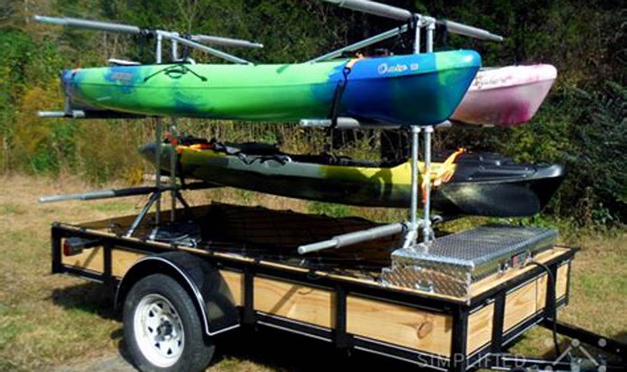 Pvc Trailer Float Build Your Own DIY Kayak Trailer: Plans & Guide