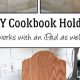 Easy DIY Cookbook Holder Ideas: Display Recipes! | The DIY Hub: Creative Crafts, Repairs & Life Hacks