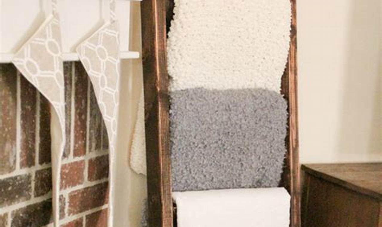 DIY Blanket Ladder: Build a Beautiful Blanket Storage The DIY Hub: Creative Crafts, Repairs & Life Hacks DIY Blanket Ladder: Build a Beautiful Blanket Storage | The DIY Hub: Creative Crafts, Repairs & Life Hacks