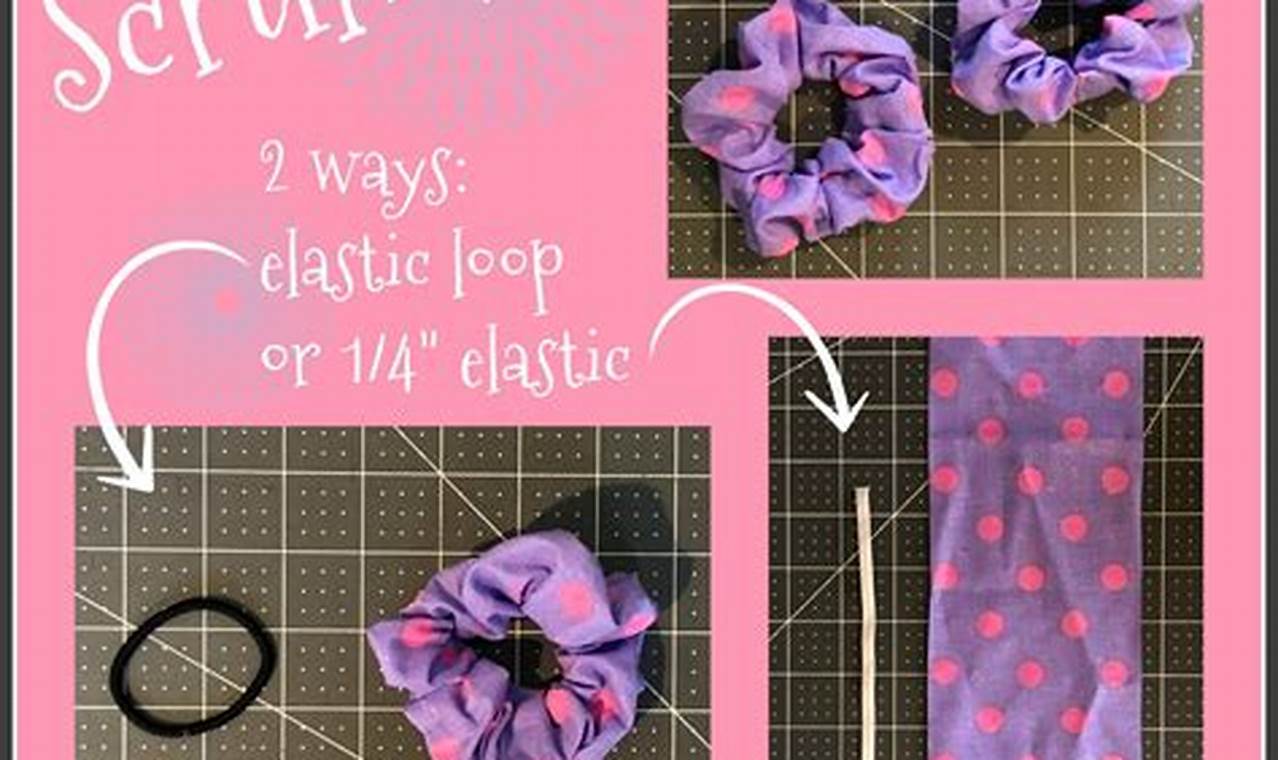Easy DIY Scrunchie Ideas: Sew Your Own Hair Tie! The DIY Hub: Creative Crafts, Repairs & Life Hacks Easy DIY Scrunchie Ideas: Sew Your Own Hair Tie! | The DIY Hub: Creative Crafts, Repairs & Life Hacks