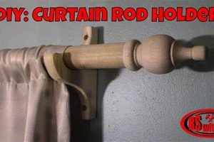 Easy DIY Curtain Rod Holder Ideas + Solutions! The DIY Hub: Creative Crafts, Repairs & Life Hacks Easy DIY Curtain Rod Holder Ideas + Solutions! | The DIY Hub: Creative Crafts, Repairs & Life Hacks