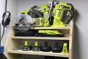 DIY Power Tool Holder: Build Your Own! Rack/Shelf The DIY Hub: Creative Crafts, Repairs & Life Hacks DIY Power Tool Holder: Build Your Own! Rack/Shelf | The DIY Hub: Creative Crafts, Repairs & Life Hacks