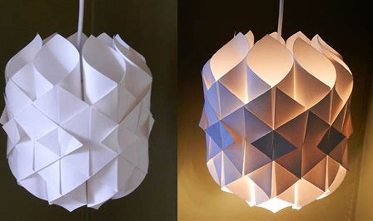 Easy DIY Paper Lamp Ideas: Light Up Your Home! | The DIY Hub: Creative Crafts, Repairs & Life Hacks