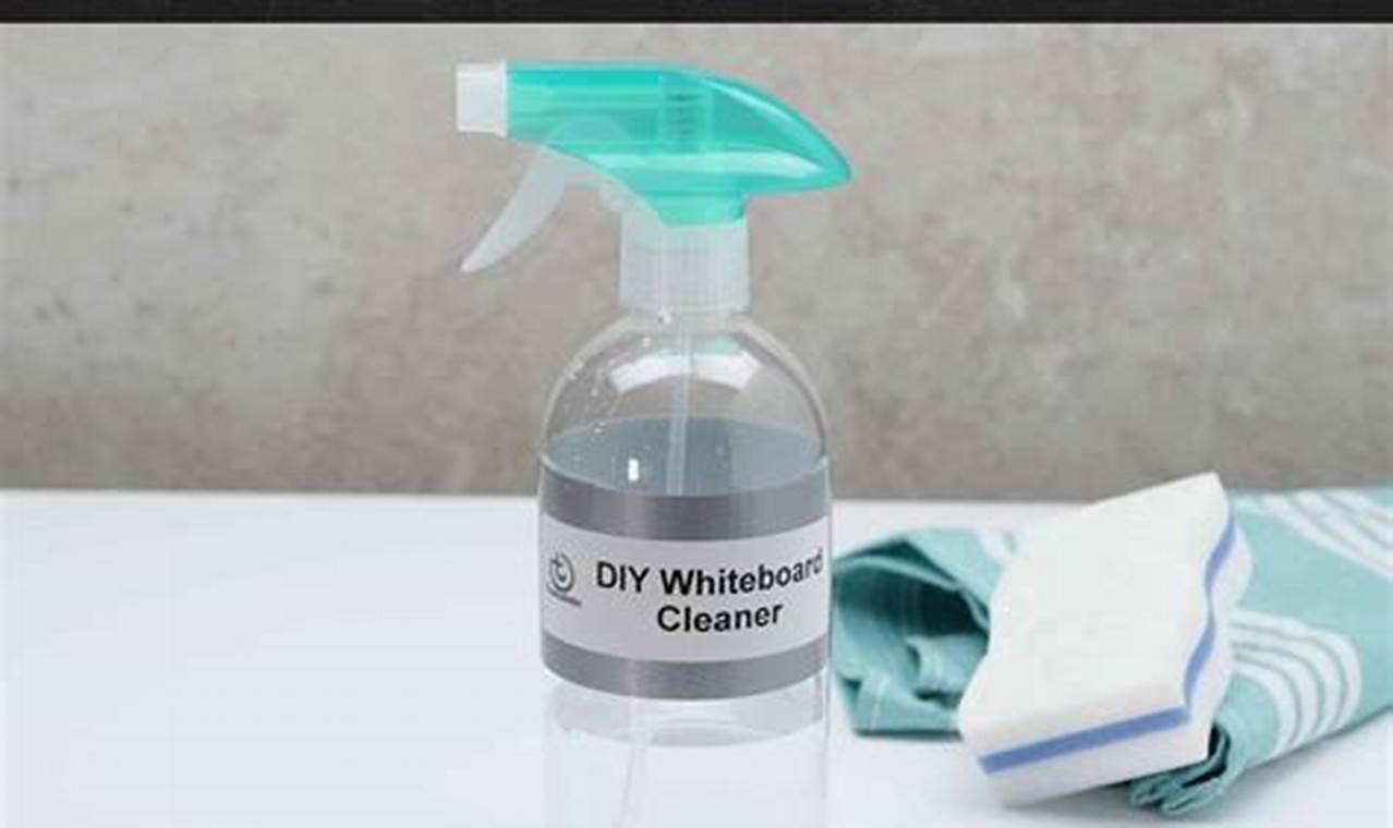 Easy DIY Whiteboard Cleaner: Tips & Recipes | The DIY Hub: Creative Crafts, Repairs & Life Hacks