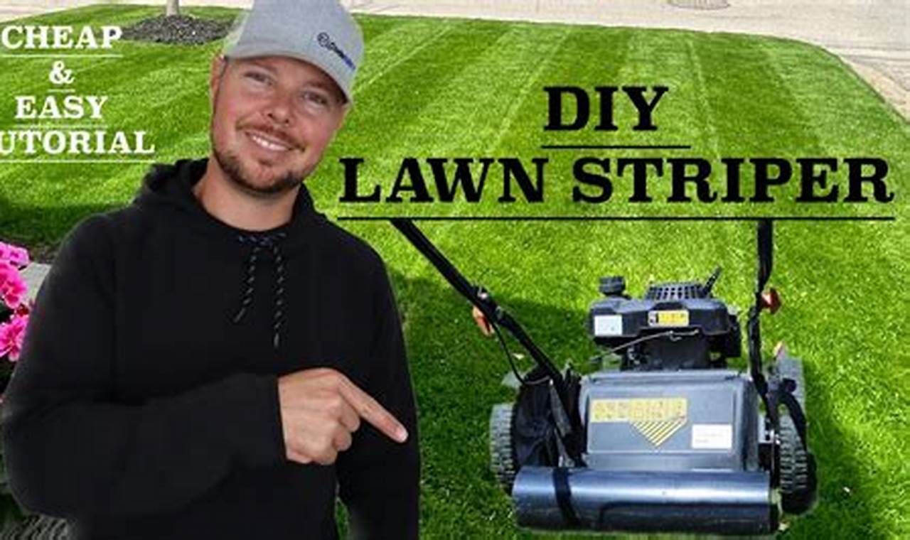 DIY Lawn Striping: Pro Patterns on a Budget! | The DIY Hub: Creative Crafts, Repairs & Life Hacks
