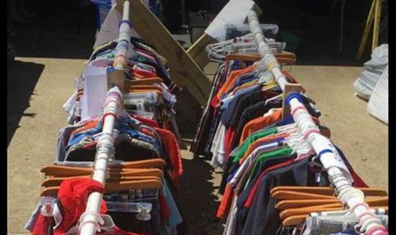 DIY Style: DIY Clothes Rack Garage Sale Success Tips! | The DIY Hub: Creative Crafts, Repairs & Life Hacks