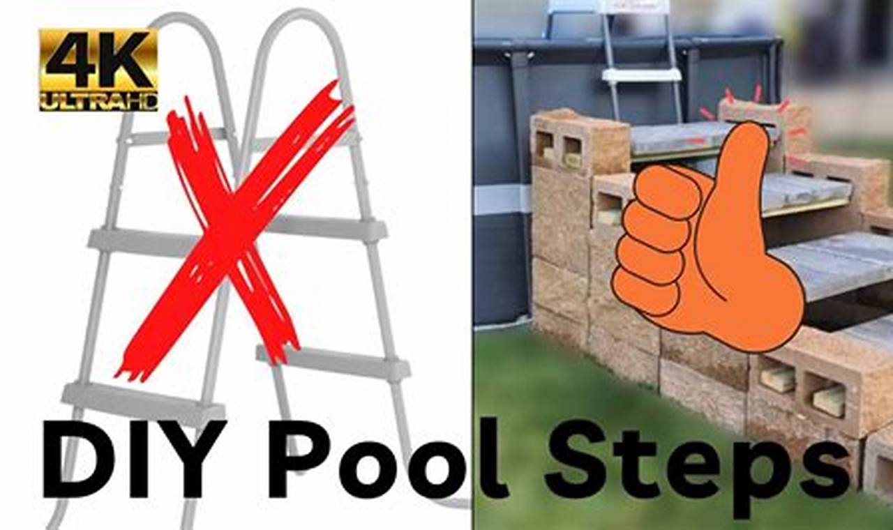 DIY Pool Stairs: Build Above Ground Pool Steps You Need!