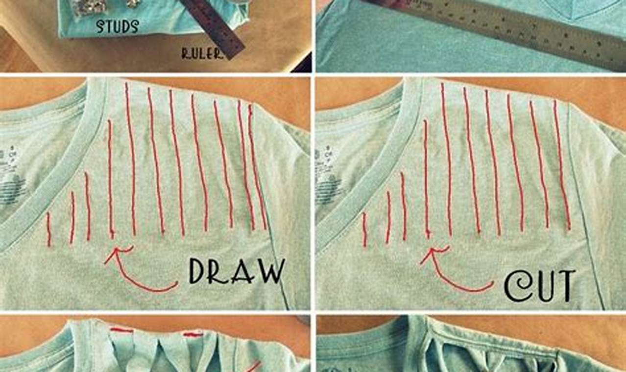 Easy DIY Shirt Cutting: Ideas &amp; Transformations | The DIY Hub: Creative Crafts, Repairs & Life Hacks
