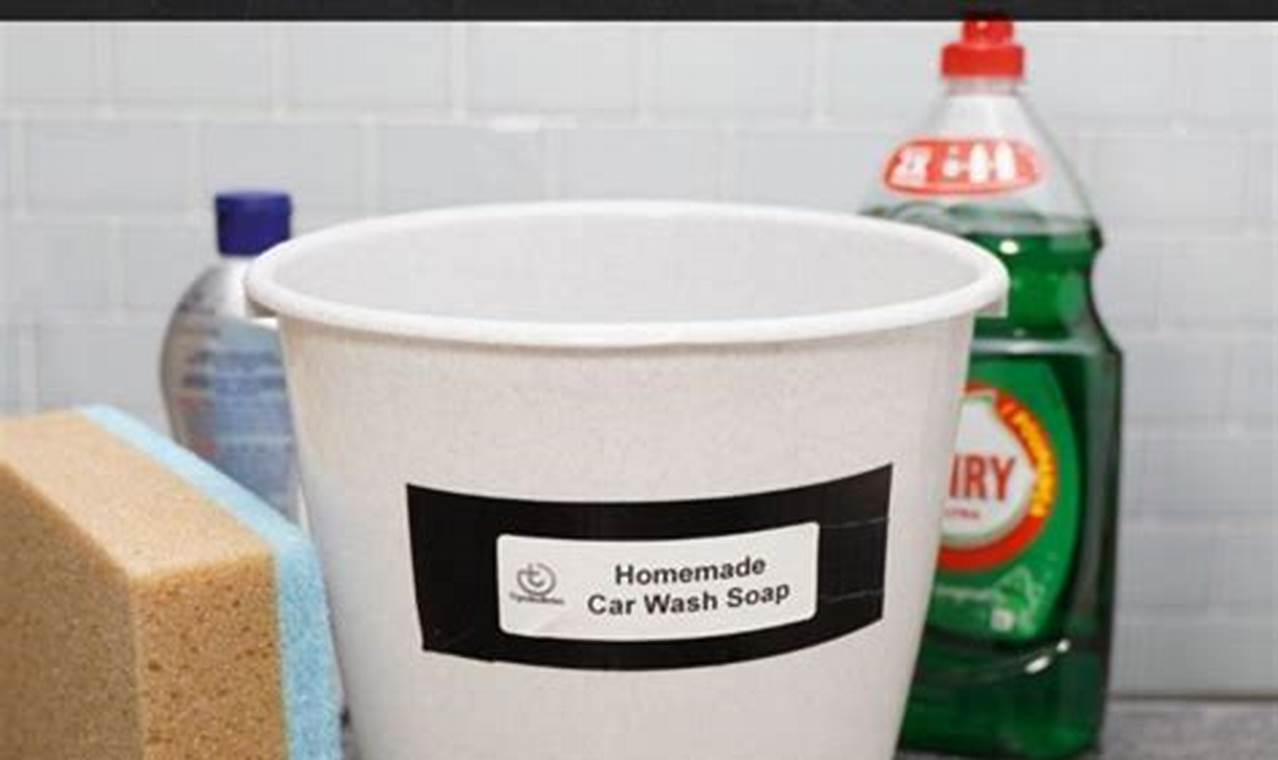 Easy DIY Car Wash Soap: Save Money & Shine! | The DIY Hub: Creative Crafts, Repairs & Life Hacks