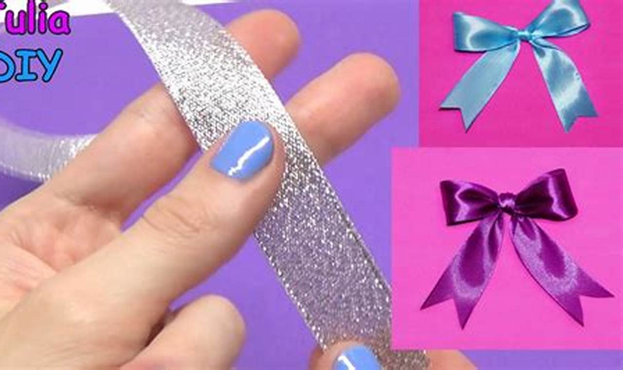Easy DIY Ribbon Bows: Tutorials & Ideas For Beginners | The DIY Hub: Creative Crafts, Repairs & Life Hacks