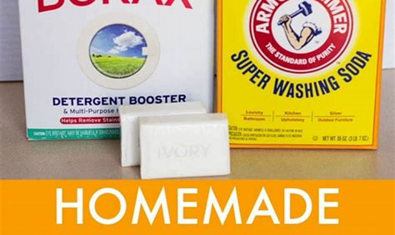 Make DIY Laundry Detergent Powder: Easy Steps & Tips | The DIY Hub: Creative Crafts, Repairs & Life Hacks