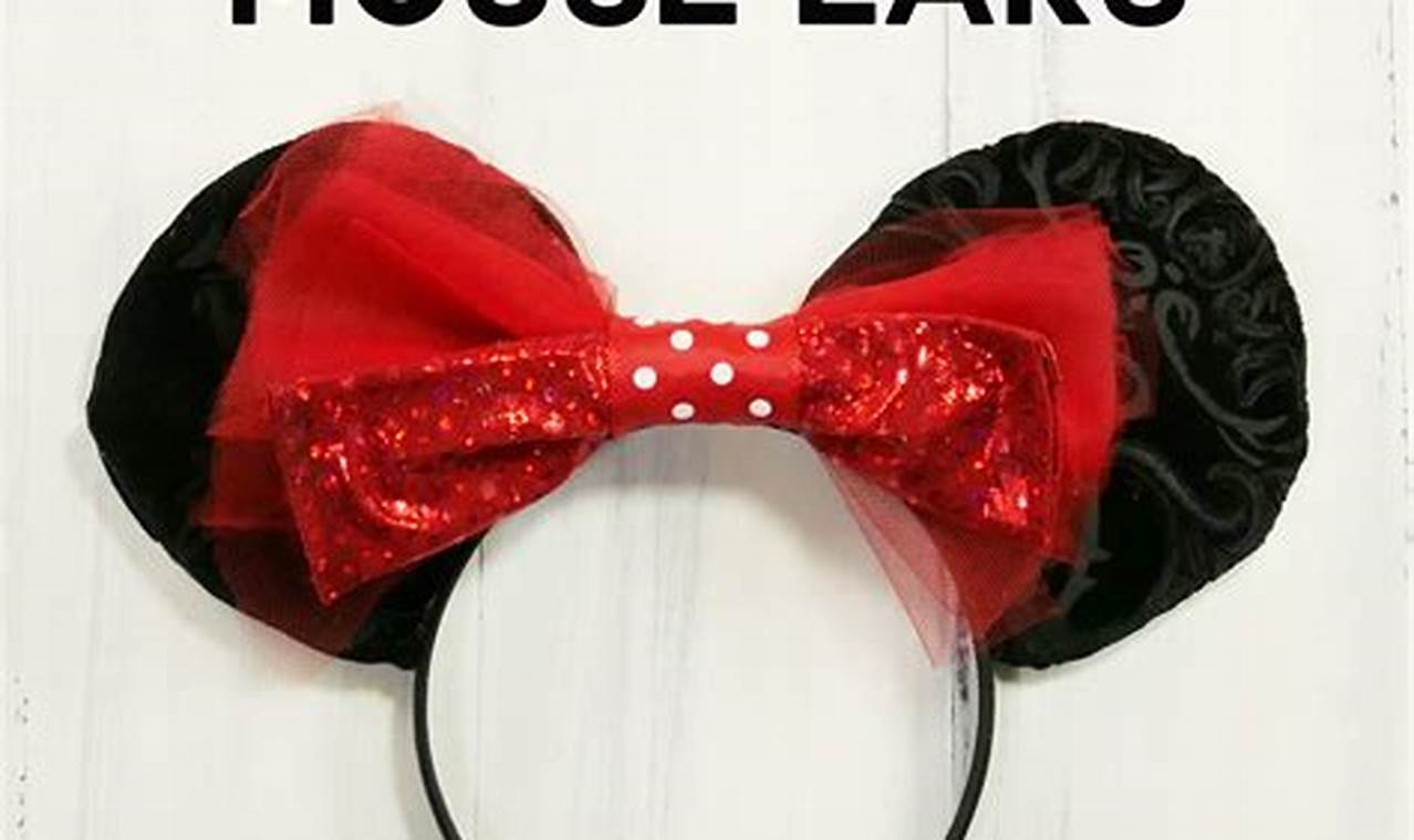 Easy DIY Mickey Mouse Ears: Craft Your Own Magic! | The DIY Hub: Creative Crafts, Repairs & Life Hacks