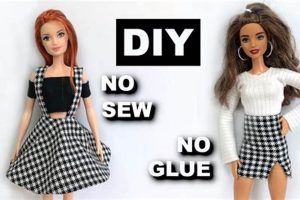 Easy DIY Barbie Outfits: Sew & No-Sew Fashion! The DIY Hub: Creative Crafts, Repairs & Life Hacks Easy DIY Barbie Outfits: Sew & No-Sew Fashion! | The DIY Hub: Creative Crafts, Repairs & Life Hacks