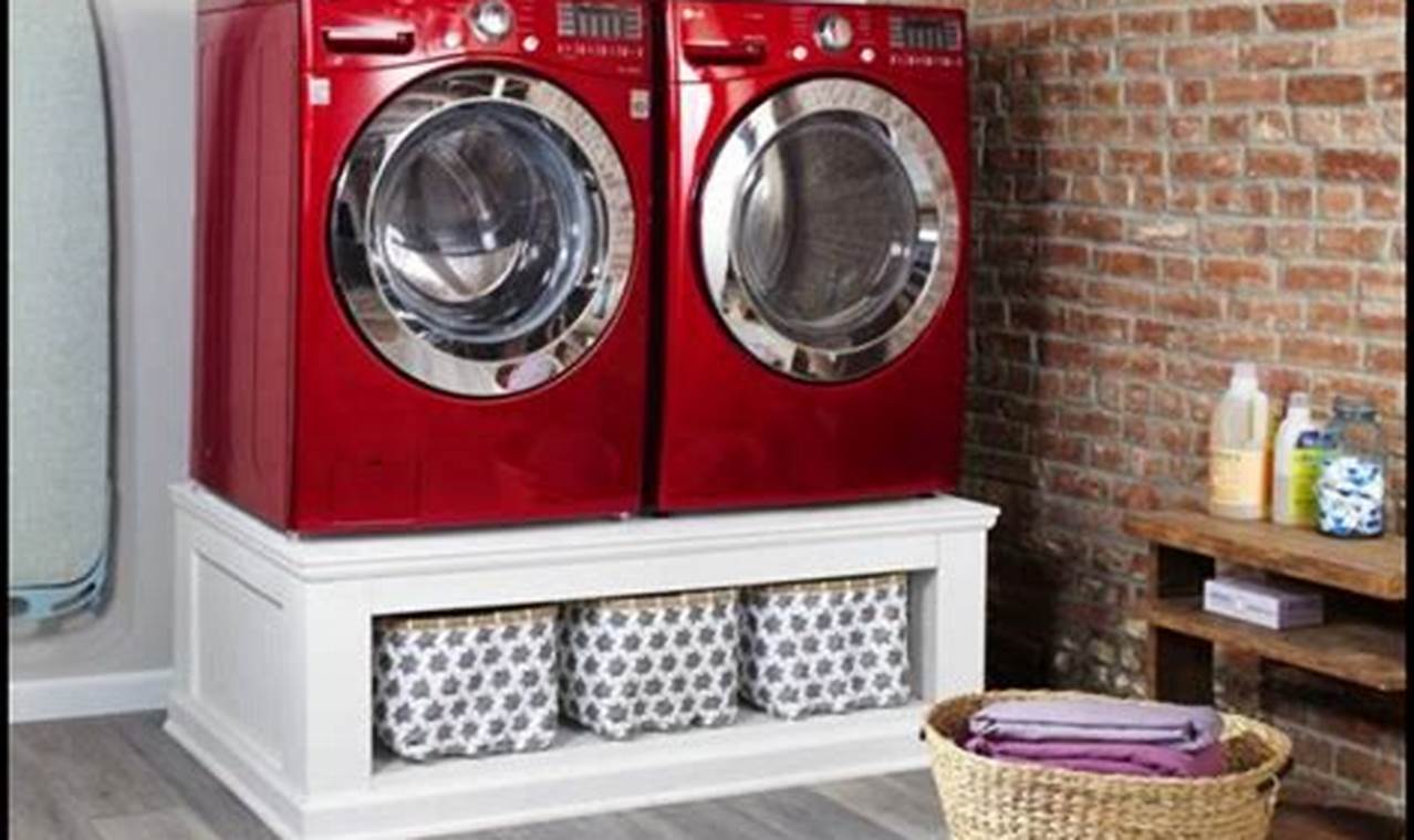 Build a DIY Dryer Pedestal: Plans & Ideas | The DIY Hub: Creative Crafts, Repairs & Life Hacks