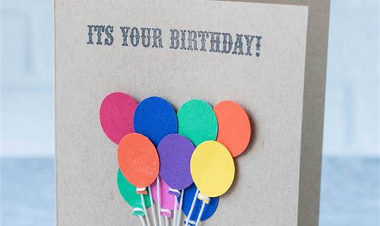 Easy DIY Birthday Cards: Ideas & More | The DIY Hub: Creative Crafts, Repairs & Life Hacks