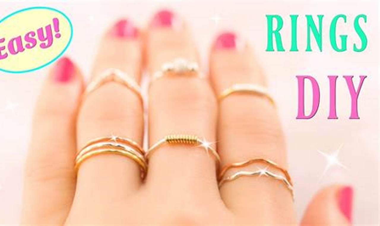 Easy DIY Ring Ideas: Make Your Own Bling! | The DIY Hub: Creative Crafts, Repairs & Life Hacks