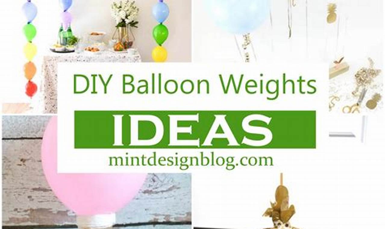 Easy DIY Balloon Weights: Ideas & Beyond! The DIY Hub: Creative Crafts, Repairs & Life Hacks Easy DIY Balloon Weights: Ideas & Beyond! | The DIY Hub: Creative Crafts, Repairs & Life Hacks