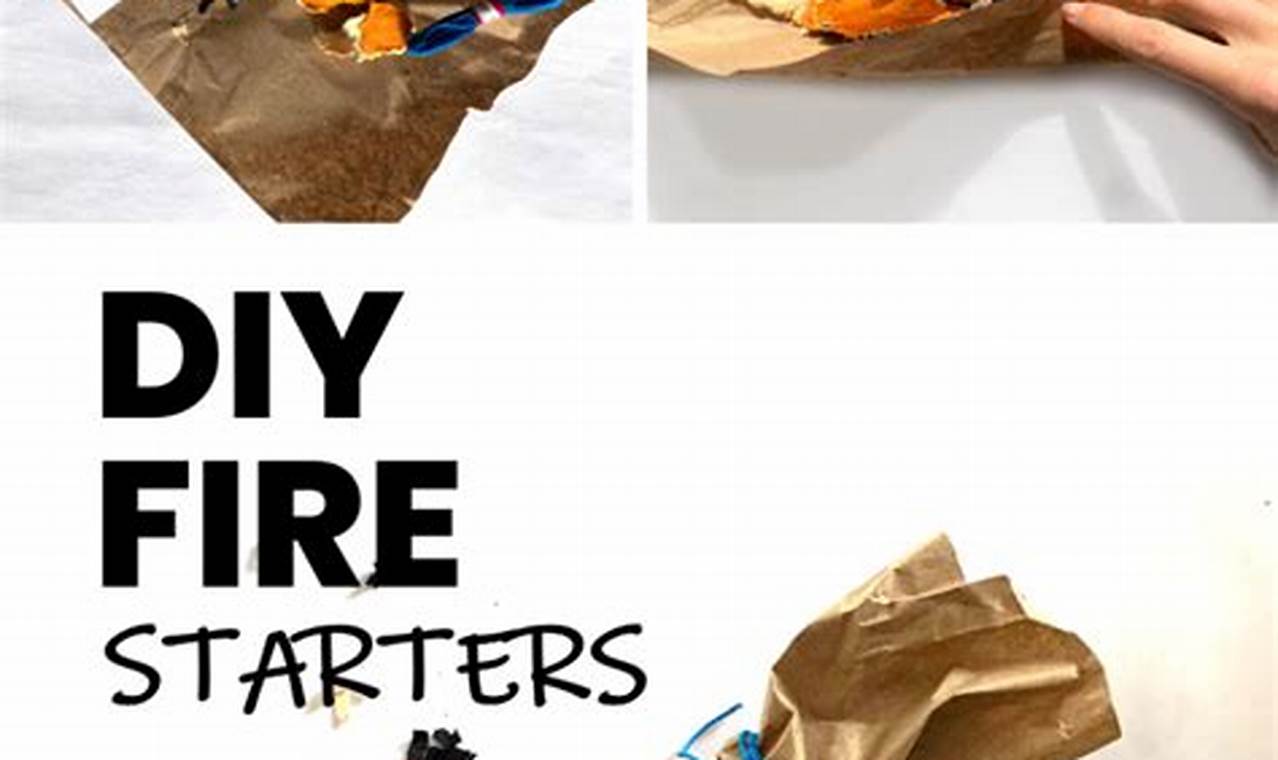 Easy DIY Fire Starter Ideas + Tips & Tricks! | The DIY Hub: Creative Crafts, Repairs & Life Hacks
