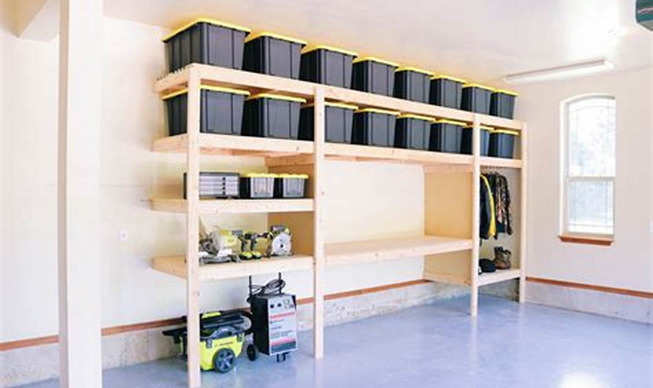 Easy DIY Garage Shelving Ideas + Plans The DIY Hub: Creative Crafts, Repairs & Life Hacks Easy DIY Garage Shelving Ideas + Plans | The DIY Hub: Creative Crafts, Repairs & Life Hacks