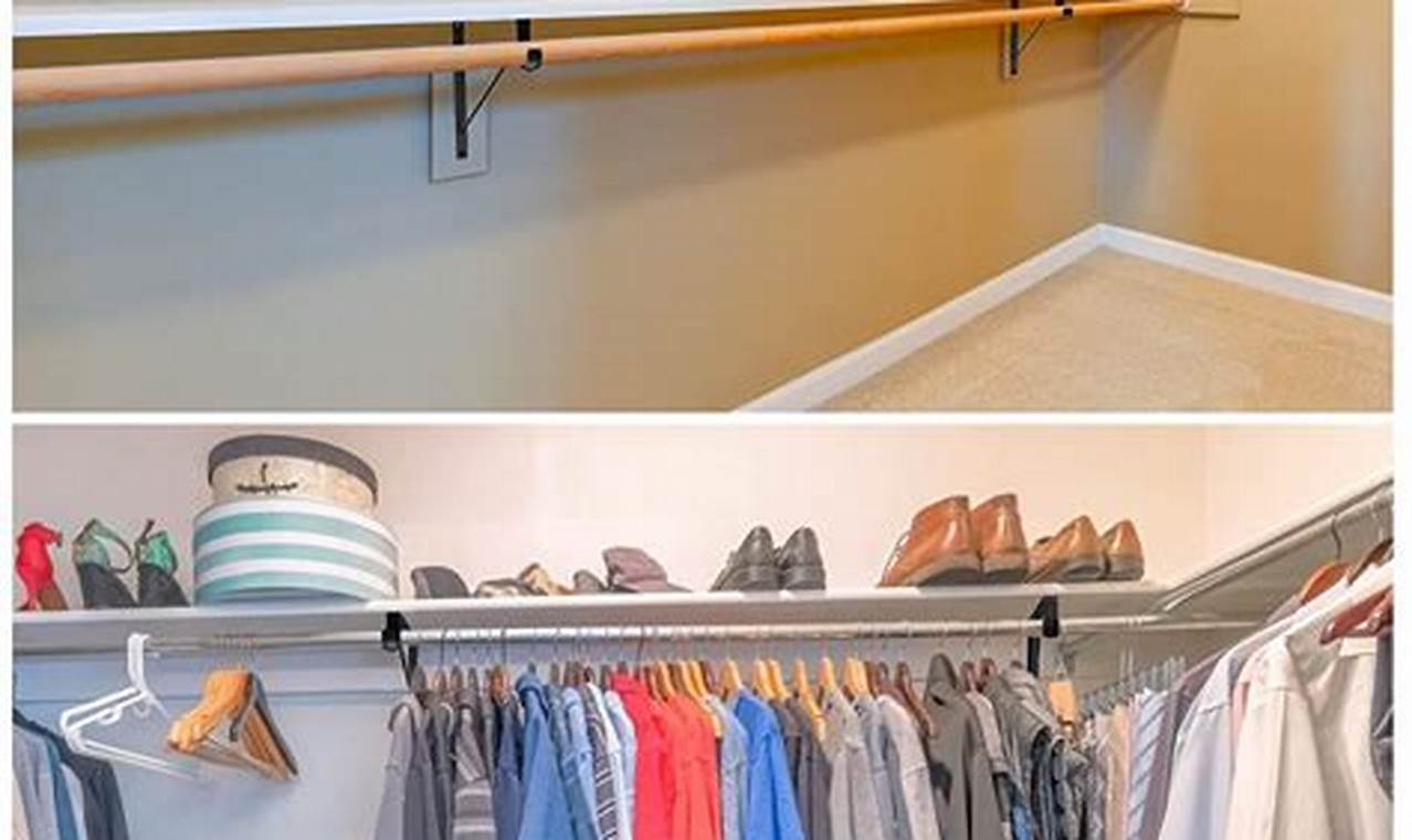 Easy DIY Closet Shelves & Rods: Organize Now! | The DIY Hub: Creative Crafts, Repairs & Life Hacks