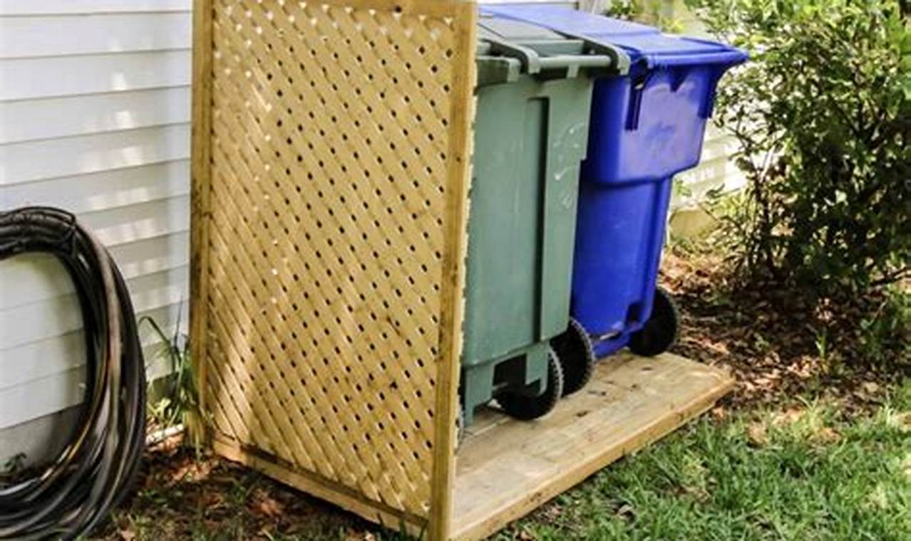 Easy DIY Trash Can Enclosure Ideas: Hide Your Bins! The DIY Hub: Creative Crafts, Repairs & Life Hacks Easy DIY Trash Can Enclosure Ideas: Hide Your Bins! | The DIY Hub: Creative Crafts, Repairs & Life Hacks