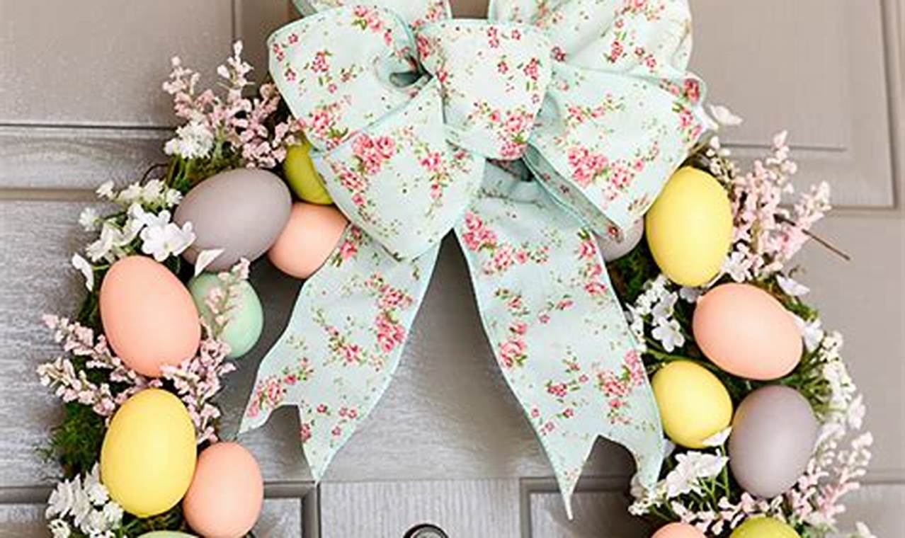 Easy DIY Easter Wreath Ideas: Spring Decor! | The DIY Hub: Creative Crafts, Repairs & Life Hacks