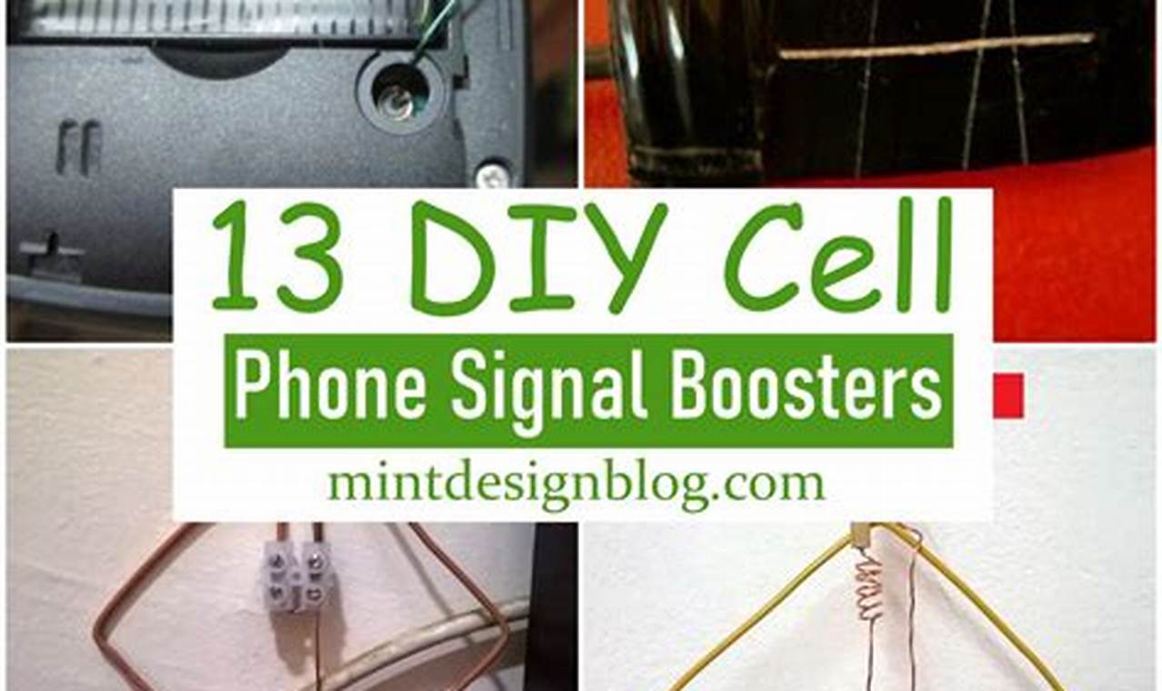Enhance Signal: DIY Cell Signal Booster Guide Tips & Tricks | The DIY Hub: Creative Crafts, Repairs & Life Hacks