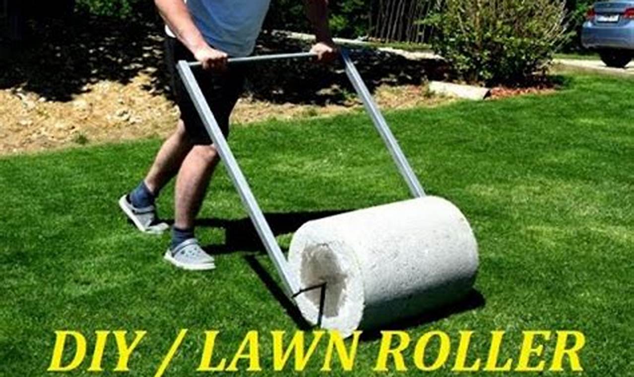 Easy DIY Lawn Roller Plans: Level Your Lawn! | The DIY Hub: Creative Crafts, Repairs & Life Hacks