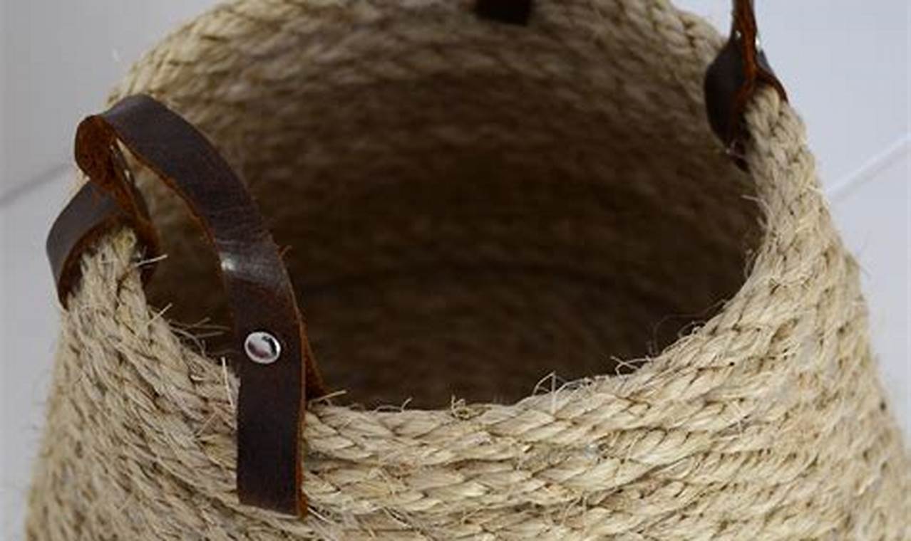 Easy DIY Rope Basket Ideas: Craft Your Own! | The DIY Hub: Creative Crafts, Repairs & Life Hacks