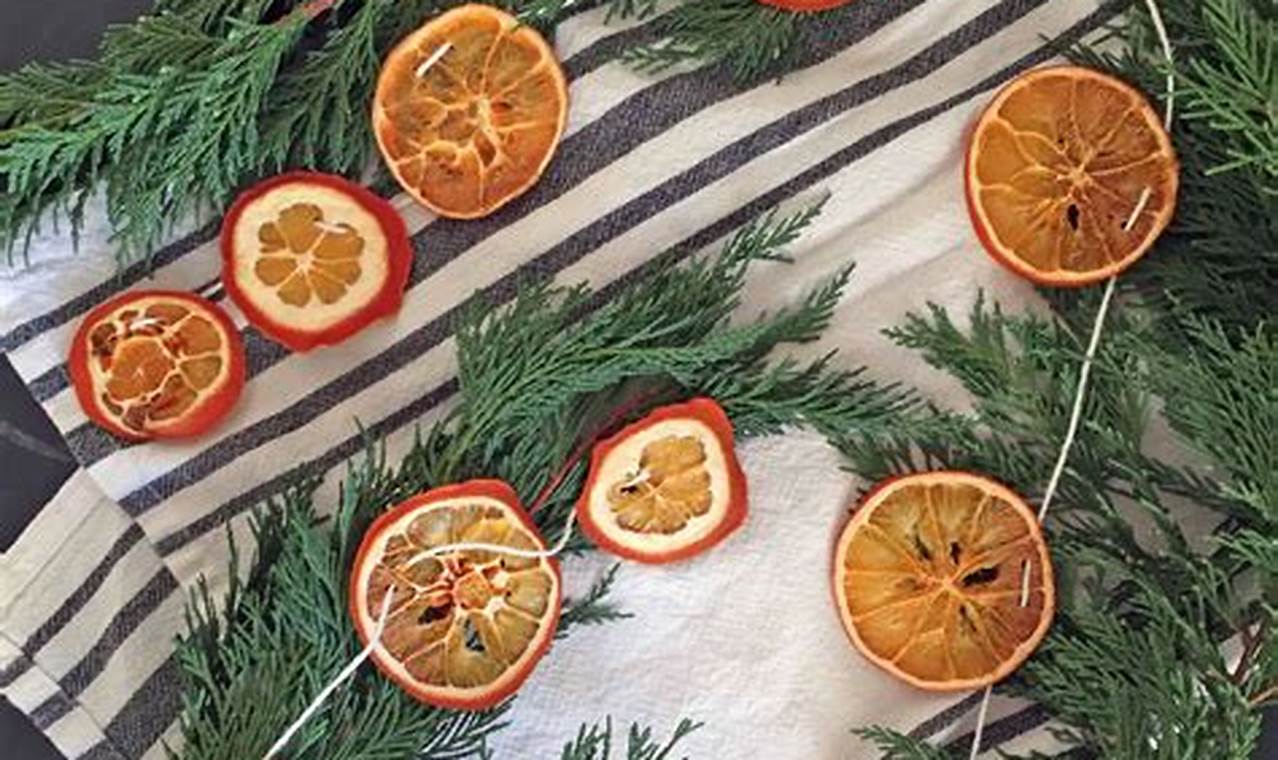 Easy & Festive Orange Garland DIY: Decor! The DIY Hub: Creative Crafts, Repairs & Life Hacks Easy & Festive Orange Garland DIY: Decor! | The DIY Hub: Creative Crafts, Repairs & Life Hacks