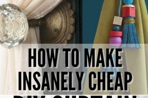 Easy DIY Curtain Holdbacks: Stylish & Functional | The DIY Hub: Creative Crafts, Repairs & Life Hacks