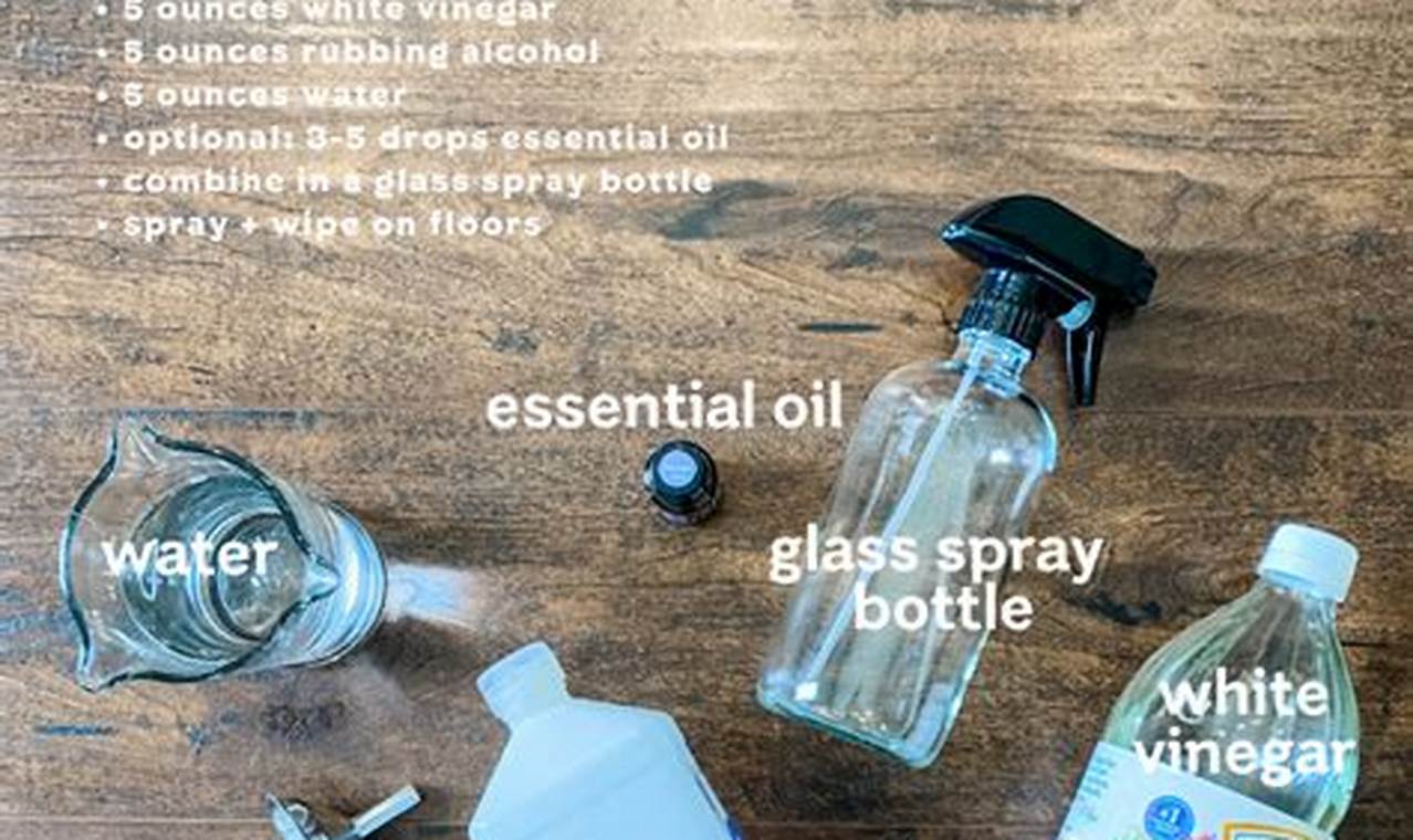 Easy DIY Laminate Floor Cleaner Recipes & Tips! | The DIY Hub: Creative Crafts, Repairs & Life Hacks